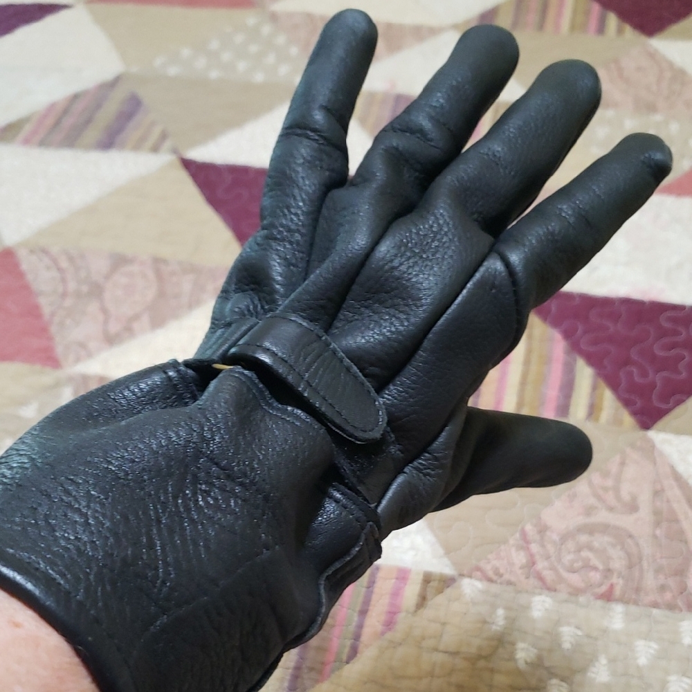 Leather Riding Gloves M